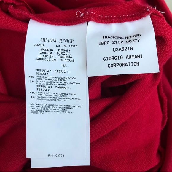 Armani Junior Girl’s Dress, size 11A - Picture 4 of 4